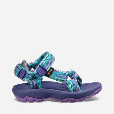 Teva Hurricane XLT 2 - Kids' Teva Hiking Sandals - Purple / Green | India (HSAO14902)